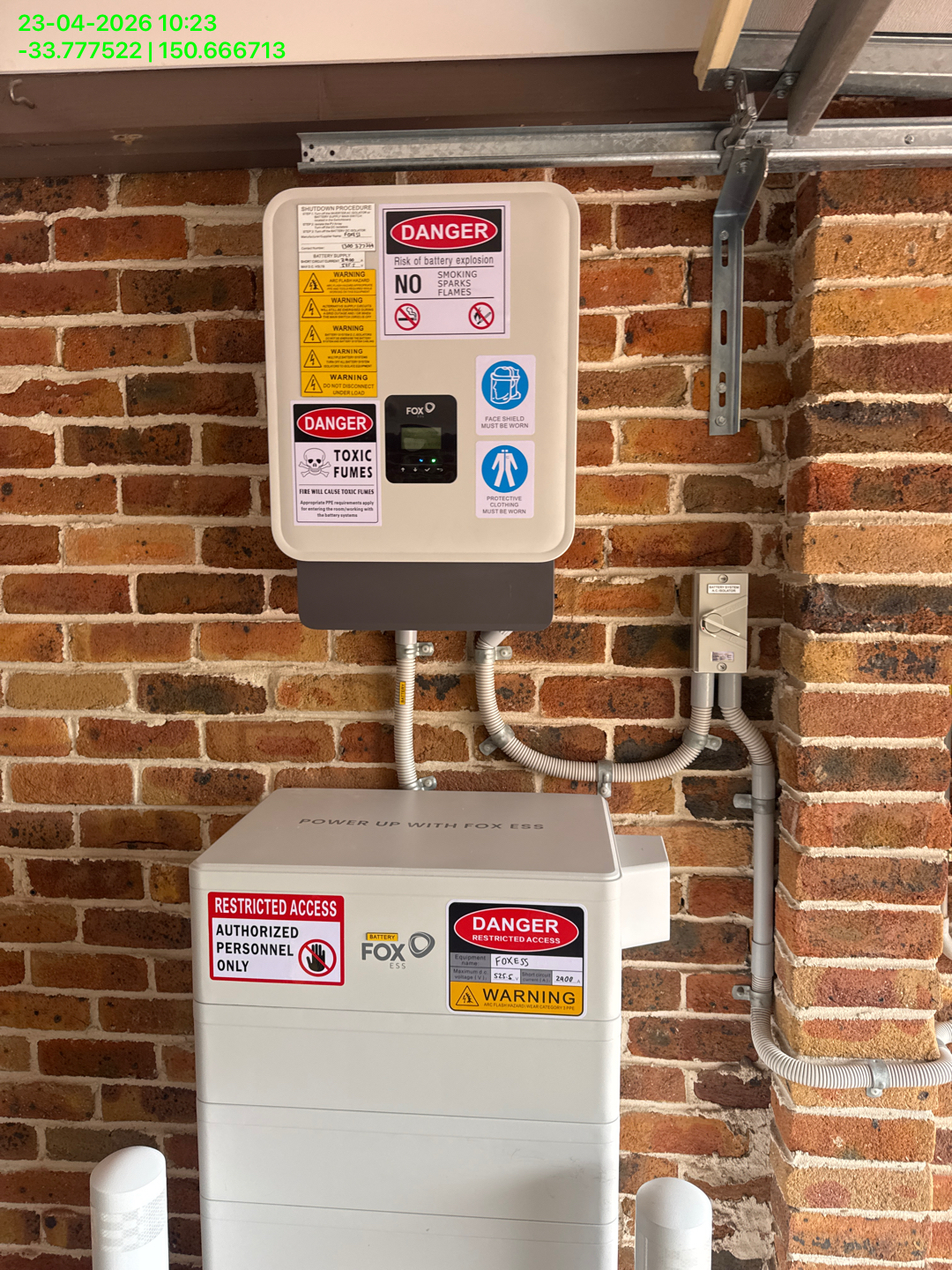 Fox ESS battery system